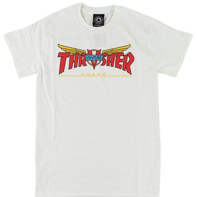 Thrasher x Venture コラボTシャツ♪M ホワイト