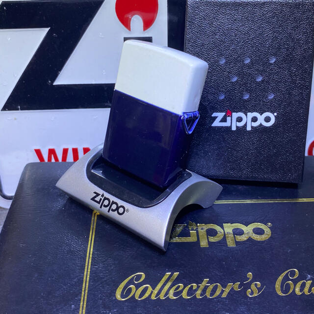 ZIPPO(ジッポー)の Zippo by YAMAHA未使用ヤマハFZ750バイク2000年ビンテージ メンズのファッション小物(タバコグッズ)の商品写真