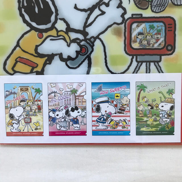 PEANUTS(ピーナッツ)のUSJ スヌーピー ファイル インテリア/住まい/日用品の文房具(ファイル/バインダー)の商品写真