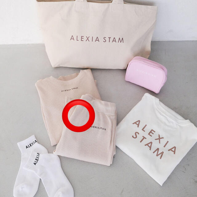 ALEXIA STAM(アリシアスタン)のアリシアスタン　Happy Bag ルームウェア レディースのルームウェア/パジャマ(ルームウェア)の商品写真