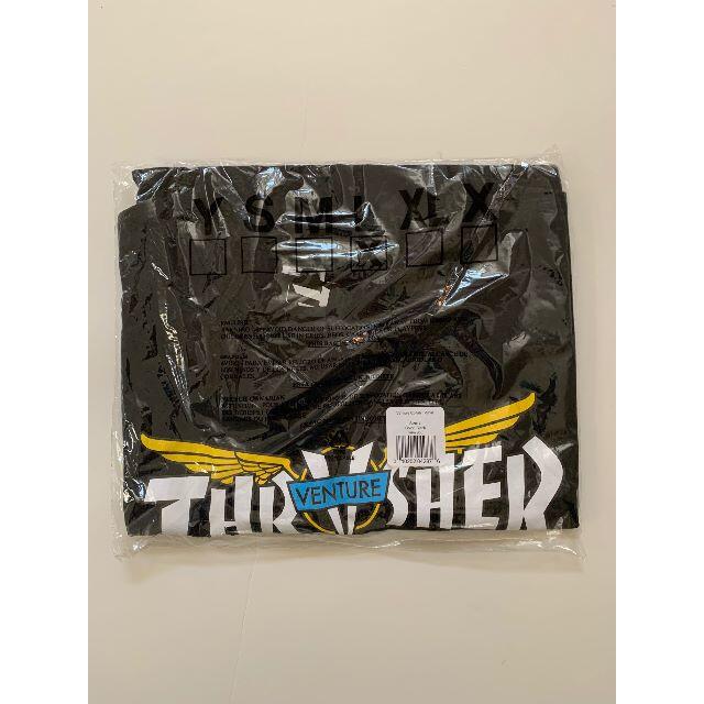Thrasher x Venture コラボTシャツ♪L ブラック