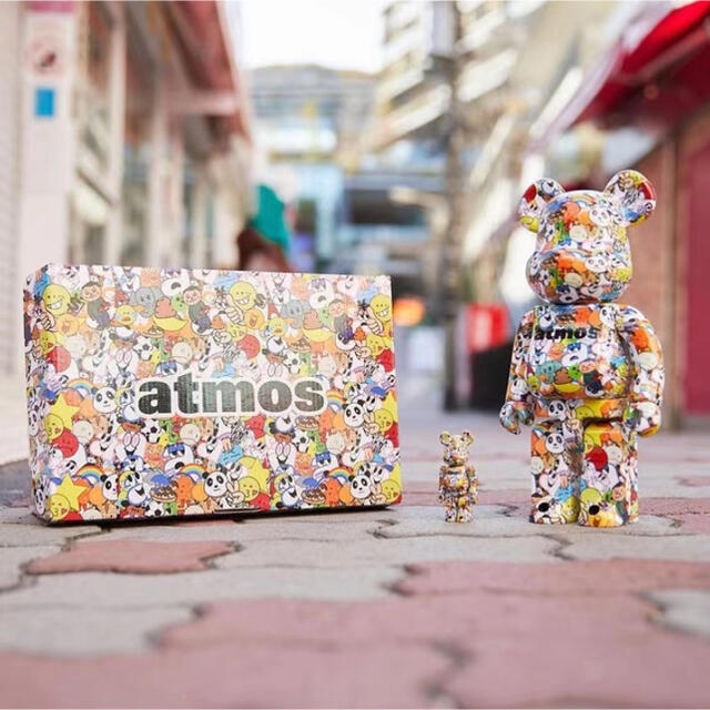 フィギュア BE@RBRICK atmos EMOJI 100％ & 400％の通販 by シュプリーノショップ｜ラクマ いします