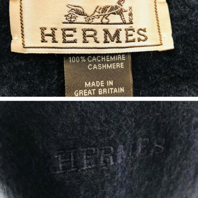 のロゴ☿ Hermes ロゴ刺繍 マフラーの通販 by hiromi's shop｜エルメスならラクマ - HERMES・エルメス ★カシミア100% しておりま
