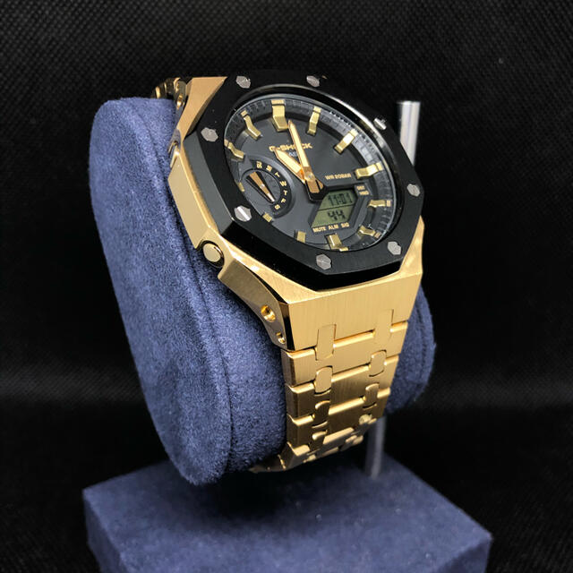 G-SHOCK(ジーショック)のGA-2100本体付き ラバーベルトセット カシオーク カスタム Gショック メンズの時計(腕時計(アナログ))の商品写真