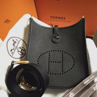 エルメス(Hermes)の【新品未使用品】HERMES♡エルメス♡エヴリンtpm♡ノワール♡黒(ショルダーバッグ)