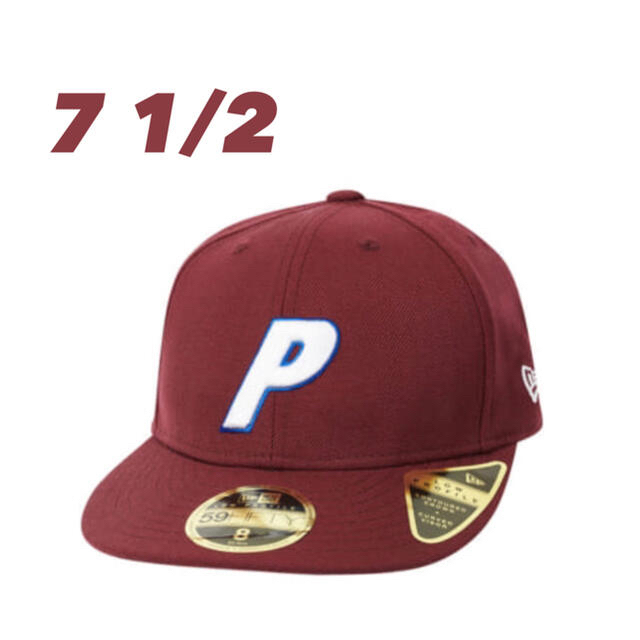 NEW ERA(ニューエラー)のPALACE NEWERA LONDON HAT BURGUNDY  7 1/2 メンズの帽子(キャップ)の商品写真