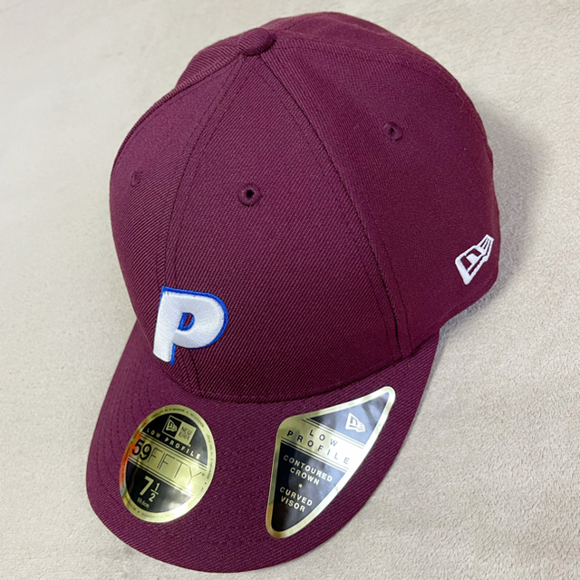 NEW ERA(ニューエラー)のPALACE NEWERA LONDON HAT BURGUNDY  7 1/2 メンズの帽子(キャップ)の商品写真