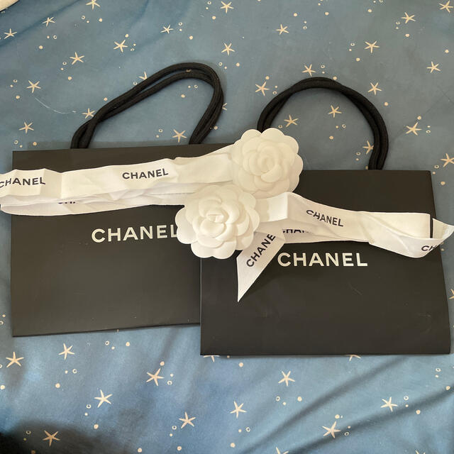 CHANEL(シャネル)のCHANELミニショッパー２　リボンカメリア2 レディースのバッグ(ショップ袋)の商品写真