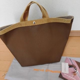 エルベシャプリエ(Herve Chapelier)のエルベシャプリエ 725gp トープ×ゴールド(トートバッグ)