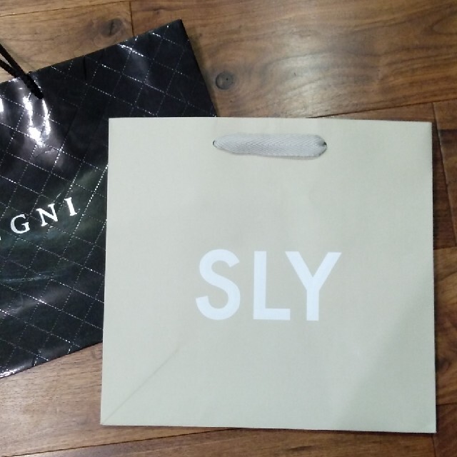 SLY(スライ)のINGNI、SLY紙袋セット レディースのバッグ(ショップ袋)の商品写真