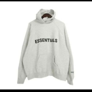 フィアオブゴッド(FEAR OF GOD)のフォグエッセンシャルズESSENTIALS■20SSラバーロゴフーディパーカー(パーカー)