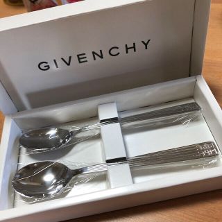 ジバンシィ(GIVENCHY)のGIVENCHY ティースプーン　ペア　未使用(スプーン/フォーク)