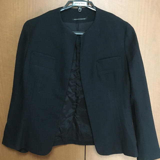 Yohji Yamamoto(ヨウジヤマモト)のyohji yamamoto ノーカラージャケット レディースのジャケット/アウター(ノーカラージャケット)の商品写真