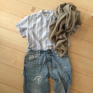 アーペーセー(A.P.C)のA.P.Cスタンドカラーブラウス 38(シャツ/ブラウス(半袖/袖なし))