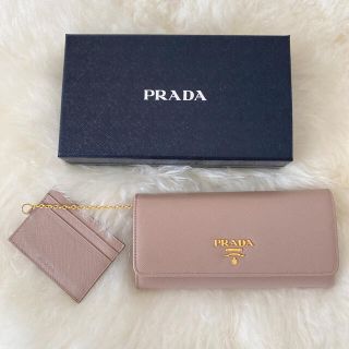 プラダ(PRADA)のタイムセール⭐︎プラダ　新品　パスケース付き長財布(財布)