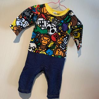 アベイシングエイプ(A BATHING APE)のののさん専用　BAPE KIDS カバーオール(カバーオール)