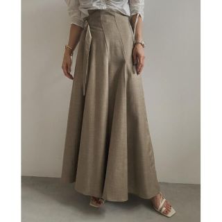 アメリヴィンテージ(Ameri VINTAGE)の【新品タグ付き】WRAPPING BELTED SKIRT(ロングスカート)