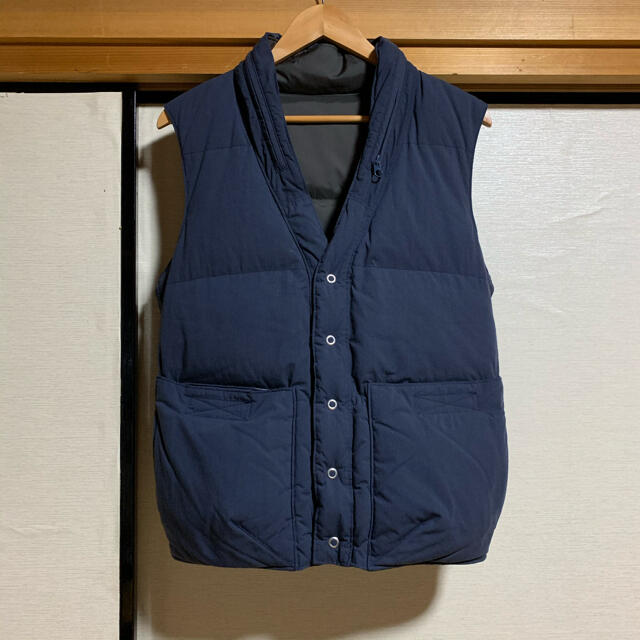 FACETASM ファセッタズム 18AW WRINKLED WOOL DOWN VEST MRC-VE-M02 シワ加工 ジップダウンベスト ブラック