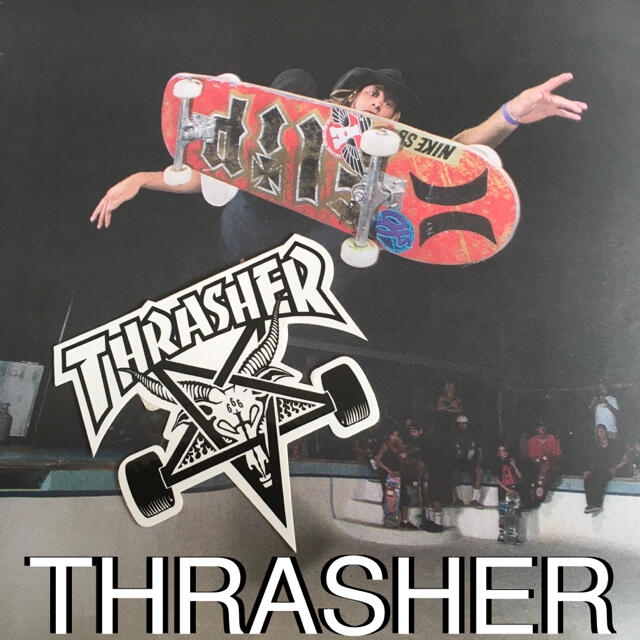 THRASHER - THRASHERスラッシャーマガジン US限定 ロゴ アートアイコン