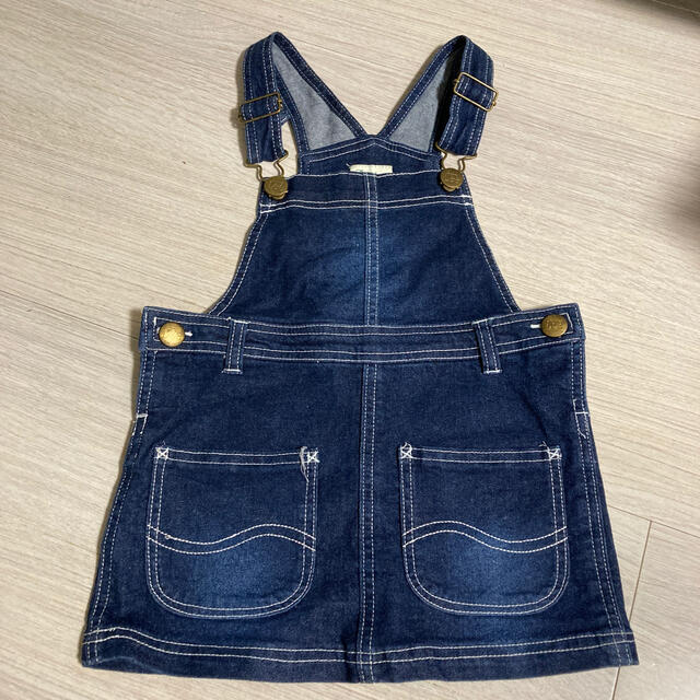 Lee(リー)のLeeオーバーオール キッズ/ベビー/マタニティのキッズ服女の子用(90cm~)(スカート)の商品写真