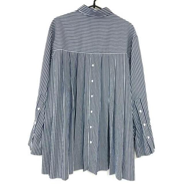 女性に人気! アドーア - ADORE 長袖シャツブラウス - M サイズ38 通販卸し売り ADORE ブラウス ネイビー 38 Tシャツ/カットソー(七分/長袖)