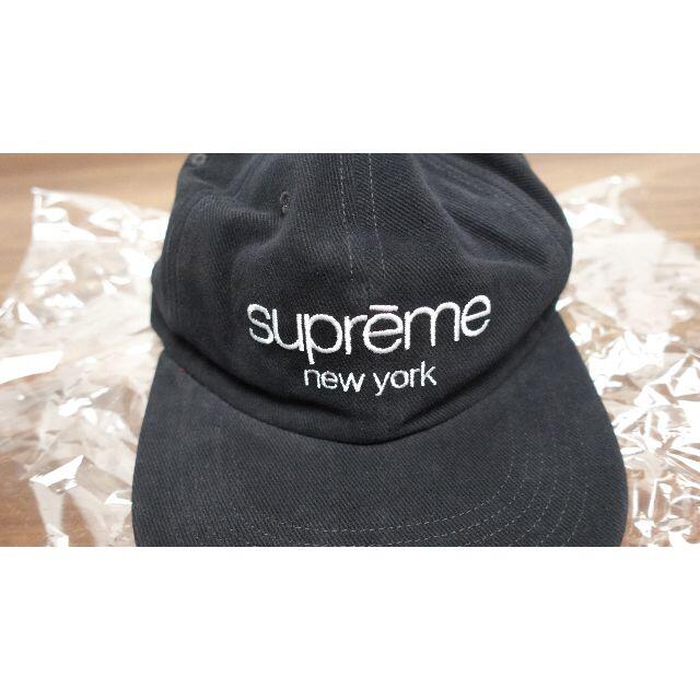 定価販売 Supreme Classic Logo 6-Panel キャップブラックサイズ