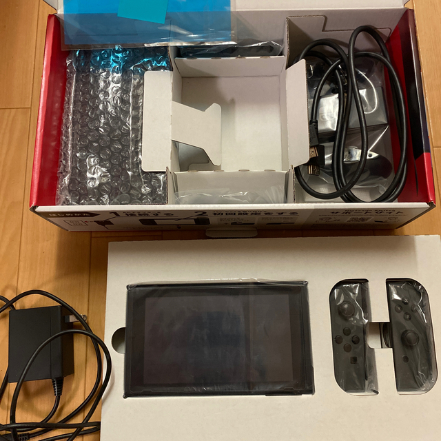 Nintendo Switch Joy-Con(L)/(R) グレー　美品＋α