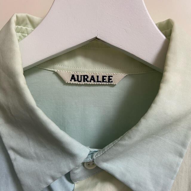 AURALEE 20SS グラデーション　シャツ　オーラリー　ブルー