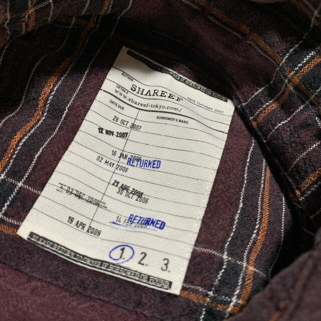 SHAREEF(シャリーフ)の日本製 13ss SHAREEF JQ check big shirts メンズのトップス(シャツ)の商品写真