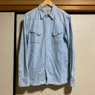 日本製　12ss Sanca Denim western shirts