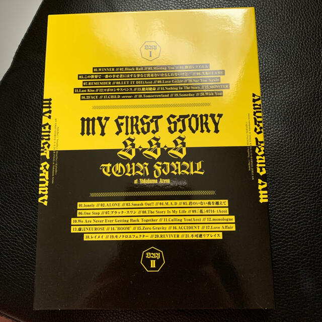 マイファス　　MY FIRST STORY S•S•S  Blu-ray