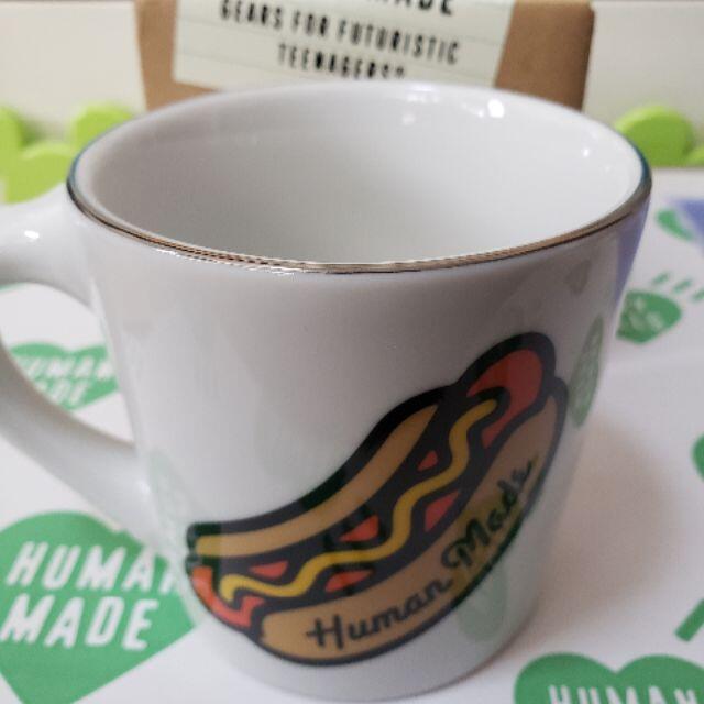 A BATHING APE(アベイシングエイプ)のHUMAN MADE MUG CUP - WHITE インテリア/住まい/日用品のキッチン/食器(グラス/カップ)の商品写真