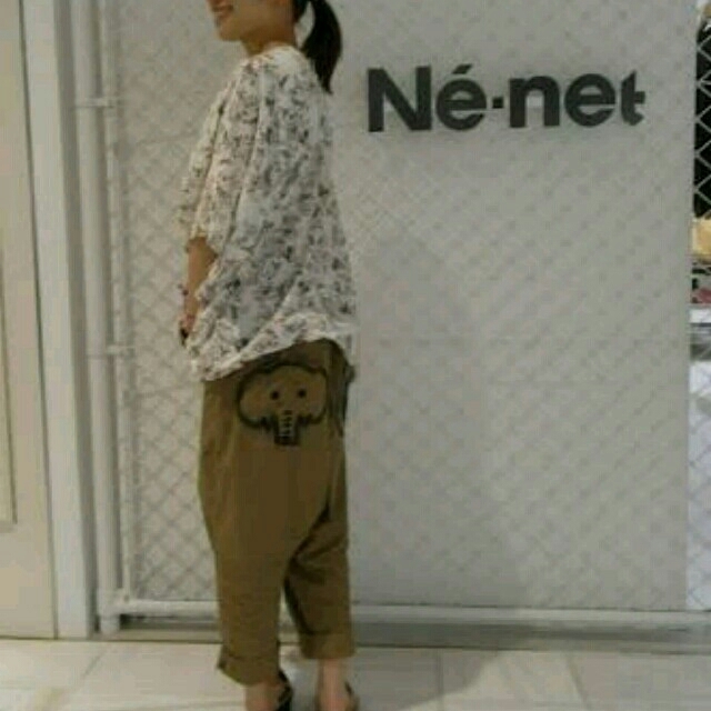 Ne-net(ネネット)のネネット　ゾウサルエル レディースのパンツ(サルエルパンツ)の商品写真