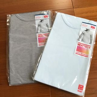 ユニクロ(UNIQLO)のヒートテック半袖100 2枚(下着)