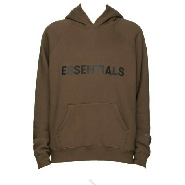 FEAR OF GOD(フィアオブゴッド)のFEAR OF GOD ESSENTIALSパ一カー XXL(茶色 メンズのトップス(パーカー)の商品写真