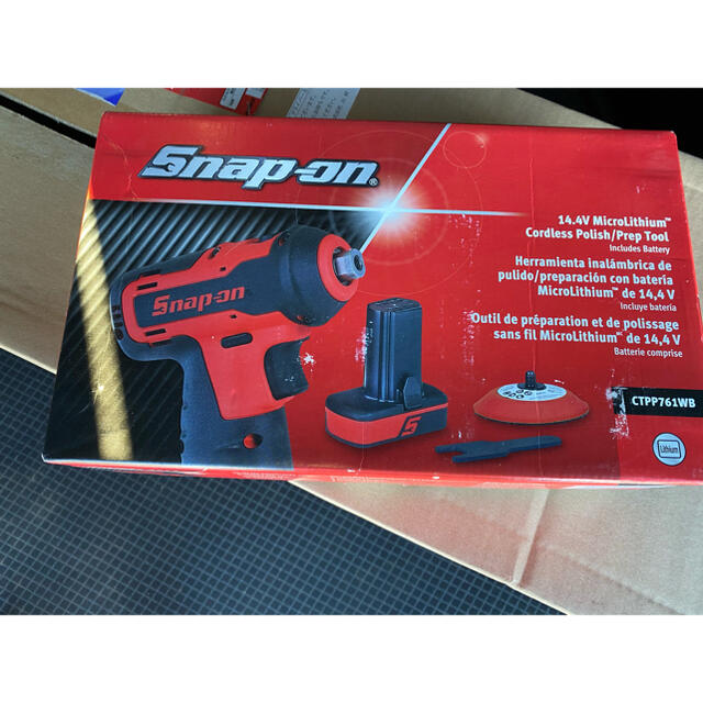 スナップオン　電動ポリッシャー　レッドsnap-on