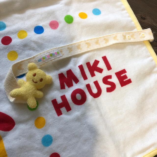 mikihouse(ミキハウス)のブランケット クリップ付き キッズ/ベビー/マタニティのこども用ファッション小物(おくるみ/ブランケット)の商品写真