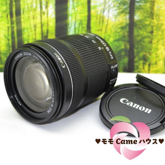 柔らかい Canon 18-135mmSTM☆手ぶれ補正つきレンズ☆4093-1 EF-S