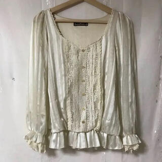 ロジータ(ROJITA)のレトロ ビンテージ ヴィンテージ vintage ブラウス フリル レース(シャツ/ブラウス(長袖/七分))