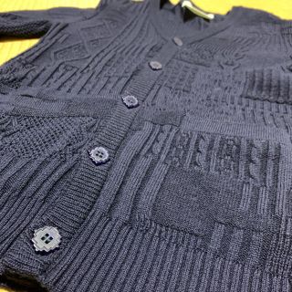 アンリアレイジ(ANREALAGE)の日本製 13AW ANREALAGE 'color' knit cardigan(カーディガン)