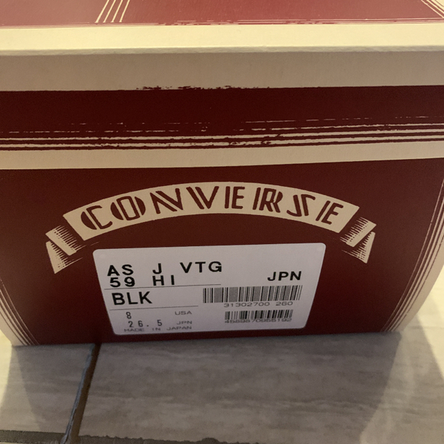 【26.5cm】 CONVERSE ALL STAR J VTG 59 HI