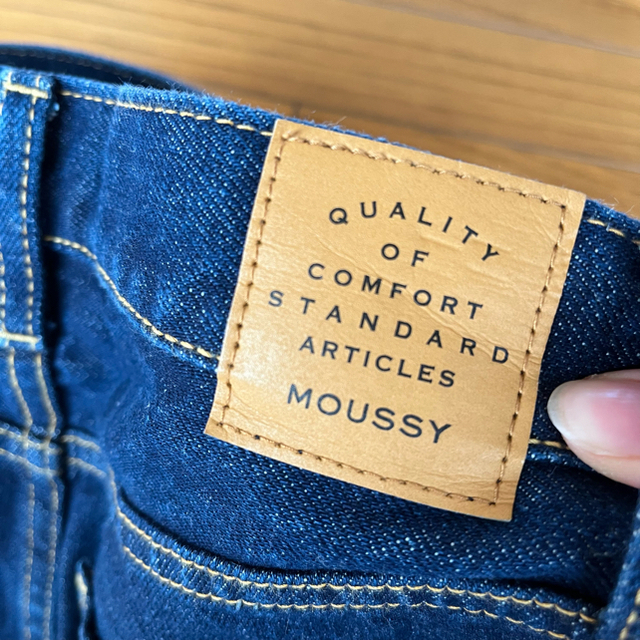 moussy(マウジー)の〈処分の為値下げ〉MOUSSY デニムスカート レディースのスカート(ミニスカート)の商品写真