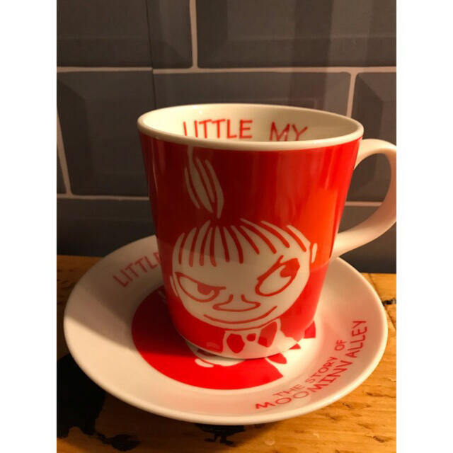 Little Me(リトルミー)の☘ムーミン　リトルミィ♫マグカップ&小皿☘ インテリア/住まい/日用品のキッチン/食器(グラス/カップ)の商品写真