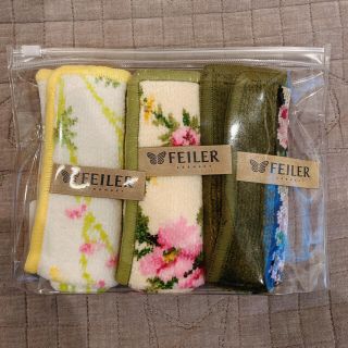 フェイラー(FEILER)の早い者勝ち！新品未開封！フェイラーハンカチタオル3枚セット(ハンカチ)