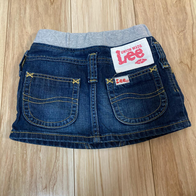 Lee(リー)のLee デニムスカート　サイズ110 キッズ/ベビー/マタニティのキッズ服女の子用(90cm~)(スカート)の商品写真