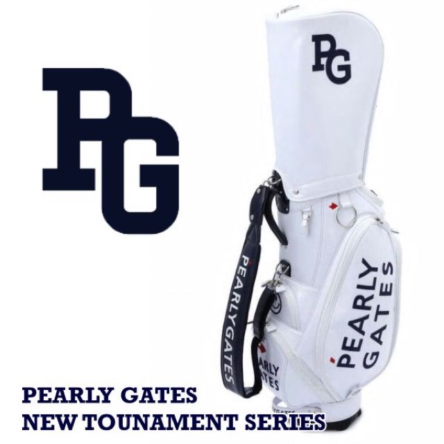 PEARLY GATES(パーリーゲイツ)のクーポン7%オフ‼️パーリーゲイツ　キャディバッグ スポーツ/アウトドアのゴルフ(バッグ)の商品写真