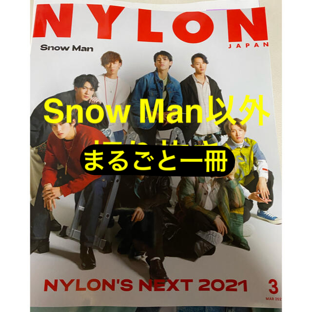 NYLON JAPAN 3月号 エンタメ/ホビーの雑誌(ファッション)の商品写真