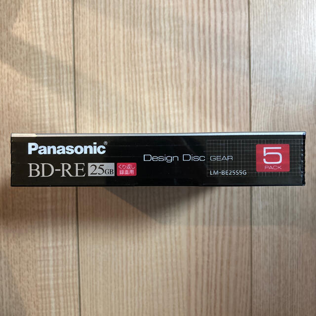 Panasonic(パナソニック)のPanasonic BD-RE 25GB ５枚セット エンタメ/ホビーのDVD/ブルーレイ(その他)の商品写真