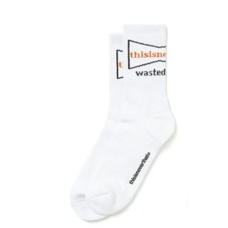 シュプリーム(Supreme)のthisisneverthat wasted youth  socks 白(ソックス)