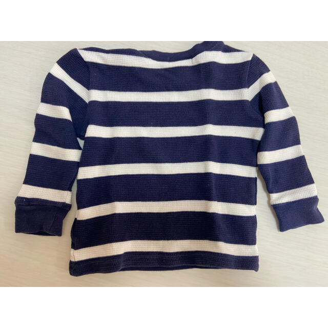 Ralph Lauren(ラルフローレン)のラルフローレン　ワッフル生地ロンT 80㌢ キッズ/ベビー/マタニティのベビー服(~85cm)(Ｔシャツ)の商品写真